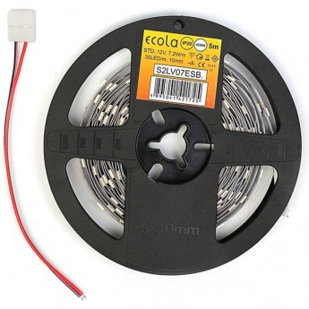 Однотонная светодиодная лента ECOLA LED STRIP PRO P2LD05ESB на катушке 5м