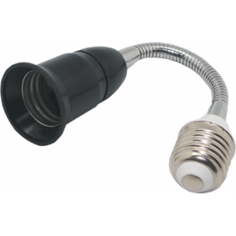 Переходник гибкий ECOLA BASE A7L17BEAY с цоколя E27 на E27, 300мм, черный Переходник гибкий ECOLA BASE A7L17BEAY с цоколя E27 на E27, 300мм, черный