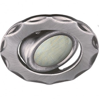 Светильник ECOLA MR16 DH07 GU5.3 встр. поворотный Звезда (скрытый крепеж лампы) Сатин-Хром 25x88 (Kd74) Светильник ECOLA MR16 DH07 GU5.3 встр. поворотный Звезда (скрытый крепеж лампы) Сатин-Хром 25x88 (Kd74)