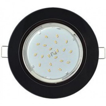 Встраиваемый светильник ECOLA SB5310ECB GX53 Черный матовый Встраиваемый светильник ECOLA SB5310ECB GX53 Черный матовый